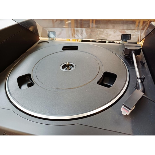 383 - A Sony XB8AV hi-fi system comprising PS-LX56 two-speed turntable, HCD-XB8 CD player/cassette deck/re... 