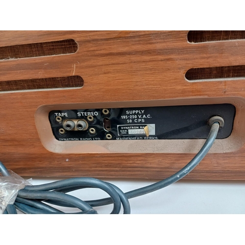 386 - A Dynatron Radio Ltd. record player with Garrard AT6 Mk.IIA four-speed auto-changer turntable