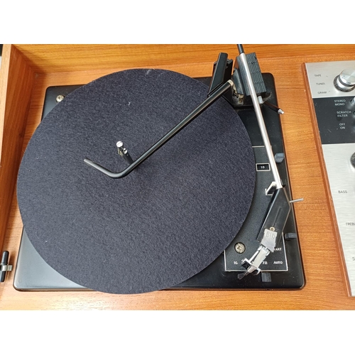 387 - A Deccasound Compact 3 music centre comprising BSR four-speed auto-changer turntable, FM/LW/MW/SW re... 