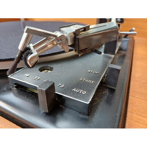 387 - A Deccasound Compact 3 music centre comprising BSR four-speed auto-changer turntable, FM/LW/MW/SW re... 