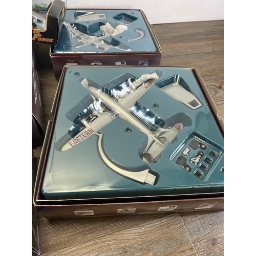 332 - Nine boxed diecast model aeroplanes to include Corgi The Aviation Archive 1:72 scale The Korean War ... 