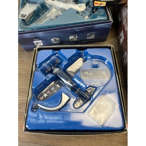 332 - Nine boxed diecast model aeroplanes to include Corgi The Aviation Archive 1:72 scale The Korean War ... 