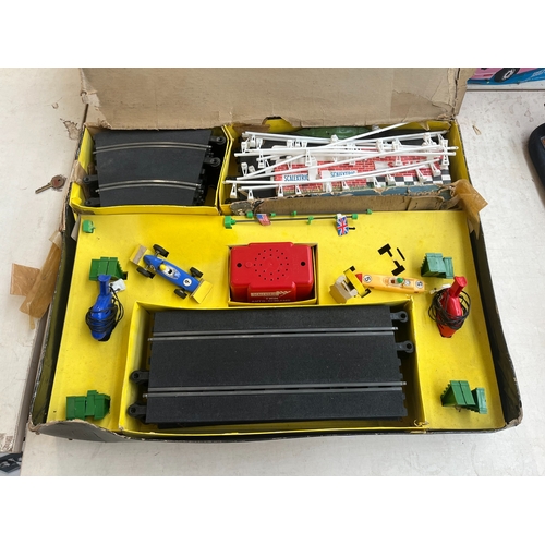 340 - A boxed mid 20th century Scalextric Model Motor Racing slot car set