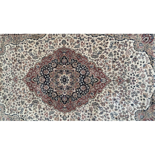 132 - A Belgian Classic pure new wool pile rug - approx. 300cm x 200cm
