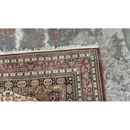 132 - A Belgian Classic pure new wool pile rug - approx. 300cm x 200cm