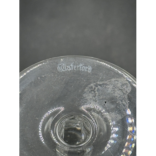 190 - Six Waterford Crystal Colleen pattern tall stem sherry glasses - approx. 14cm high