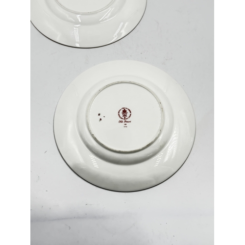 210 - Two Royal Crown Derby 1128 Old Imari circular plates - approx. 21cm diameter