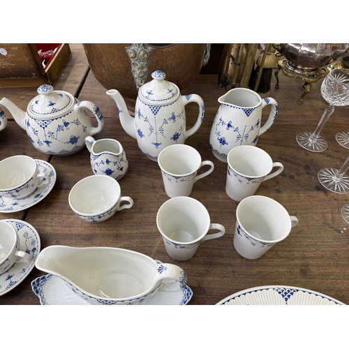 239 - Approx. thirty seven pieces of Mason's and Furnivals Denmark ceramics together with a Royal Copenhag... 