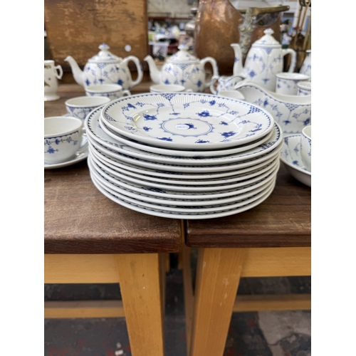 239 - Approx. thirty seven pieces of Mason's and Furnivals Denmark ceramics together with a Royal Copenhag... 