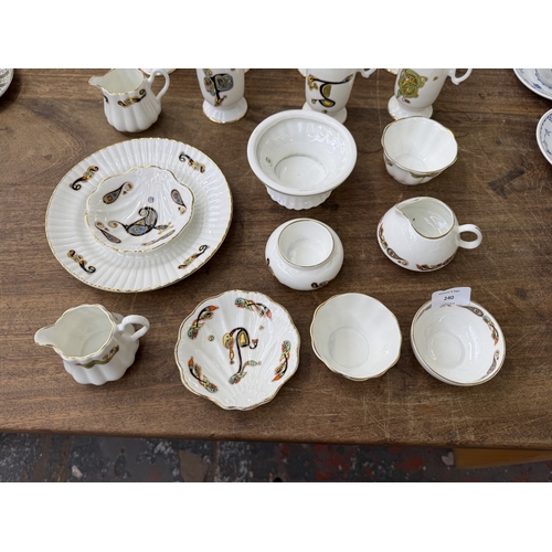 240 - Twenty one pieces of Royal Tara 'Tara Hall' fine bone china