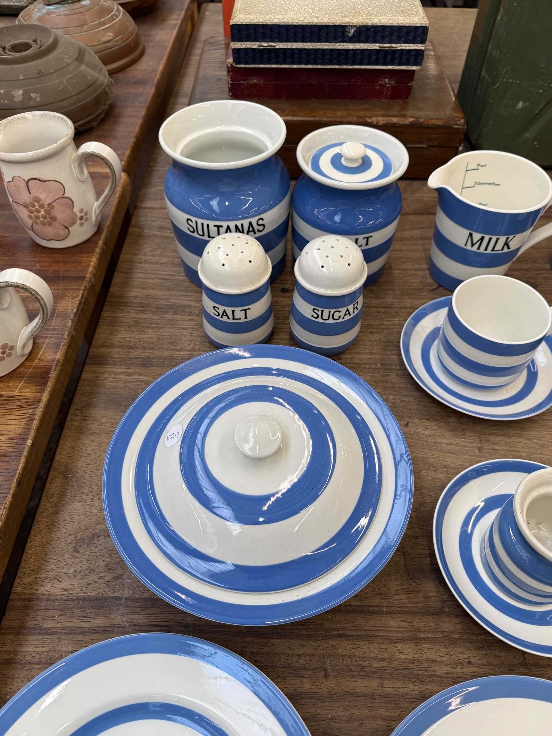 A collection of mid-20th century T.G. Green & Co. Ltd. hand-banded ...