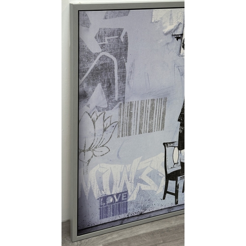 109 - A framed IKEA Vilshult Street Style II print by Tom Frazier - approx. 100cm high x 140cm wide