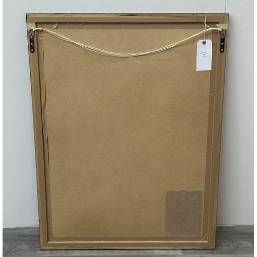 110 - A framed England Rugby 2003 World Cup Champions shirt signed by Martin Johnson - approx. 102cm high ... 