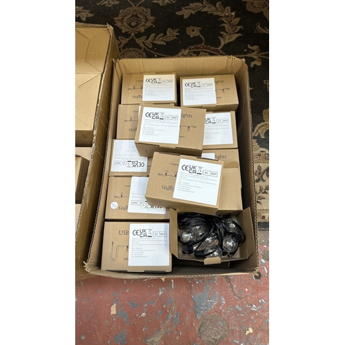 117 - Approx. seventy four boxes of USB camping string lights