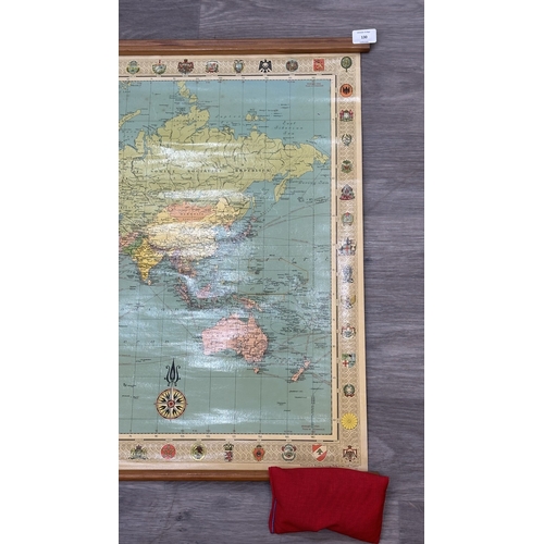 130 - A 1964 George Philip & Son Ltd. Stanford's General Map of The World on Mercator's Projection - appro... 