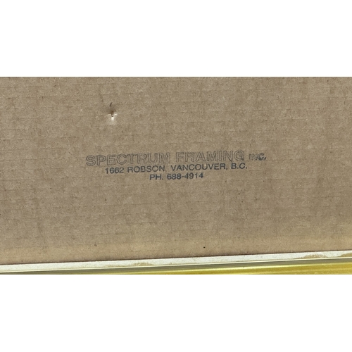 136 - Two gilt framed Japanese crane prints, one Suzuki Kiitsu and one Ogata Kōrin - both approx. 37cm hig... 