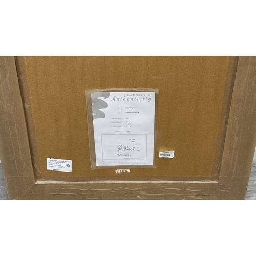 149 - A framed Peter Rodgers 'Reflections in the City' pencil signed limited edition 35/195 print with cer... 