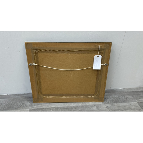 151 - A framed oil painting of a landscape scene, signed lower right Stuart - approx. 56cm high x 66cm wid... 