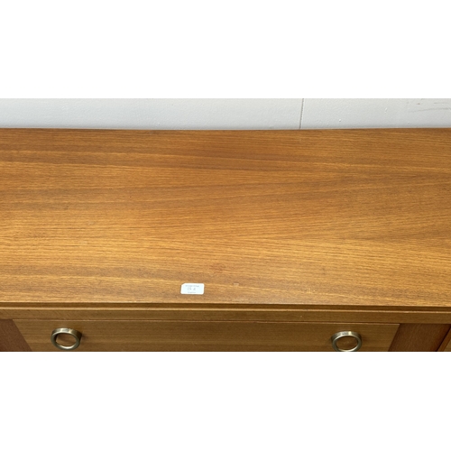 15A - A mid 20th century Elliotts of Newbury teak sideboard - approx. 73cm high x 172cm wide x 44cm deep