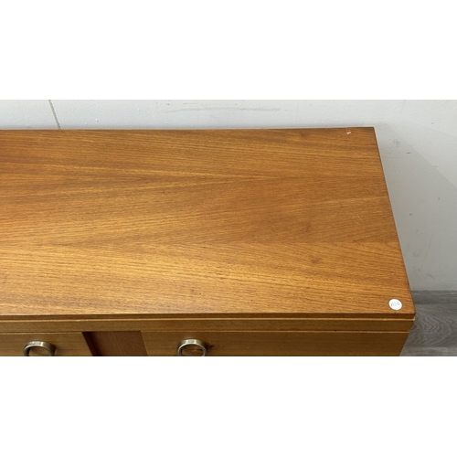 15A - A mid 20th century Elliotts of Newbury teak sideboard - approx. 73cm high x 172cm wide x 44cm deep
