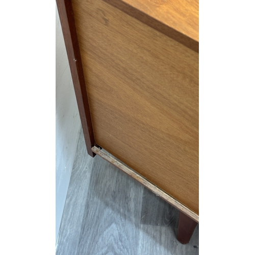 15A - A mid 20th century Elliotts of Newbury teak sideboard - approx. 73cm high x 172cm wide x 44cm deep