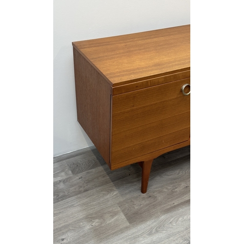 15A - A mid 20th century Elliotts of Newbury teak sideboard - approx. 73cm high x 172cm wide x 44cm deep