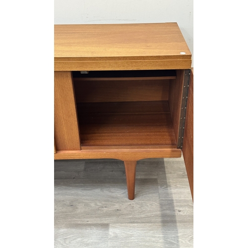 15A - A mid 20th century Elliotts of Newbury teak sideboard - approx. 73cm high x 172cm wide x 44cm deep