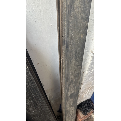 47 - Twenty two pieces of composite cladding - largest approx. 227cm long x 15cm wide and shortest approx... 