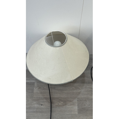 65 - Three modern table lamps, one Laura Ashley Home Henshaw black, one BHS crackle glazed ceramic and gr... 