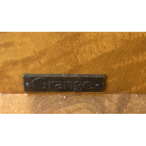 74 - An Art Deco style Grange burr walnut effect cigar table - approx. 51cm high x 134cm wide when extend... 