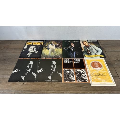 377 - Two boxes containing LP and 12