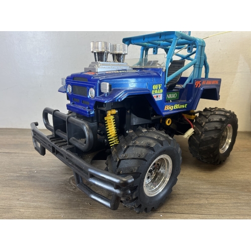 331 - A boxed Nikko 1/10 scale radio control Big Blast off road truck