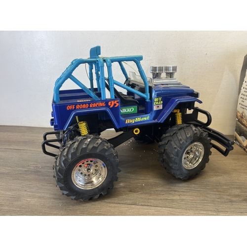 331 - A boxed Nikko 1/10 scale radio control Big Blast off road truck