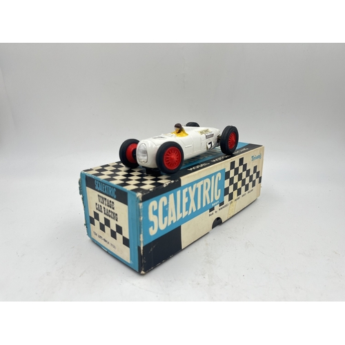 339 - A boxed mid 20th century Tri-ang Scalextric C/96 Auto-Union (1936) No 7 type C race-tuned slot car