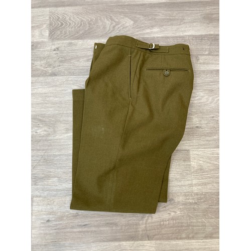 342 - A mid/late 20th century British Army No.2 Scots Guards dress uniform comprising jacket and trousers ... 