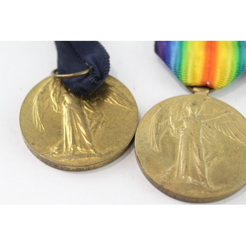 2220 - Three WWI Victory medals presented 24098 Pte. S. Riley Leic. R., 35855 Pte. F. W. Hodgson Durh. L.I.... 