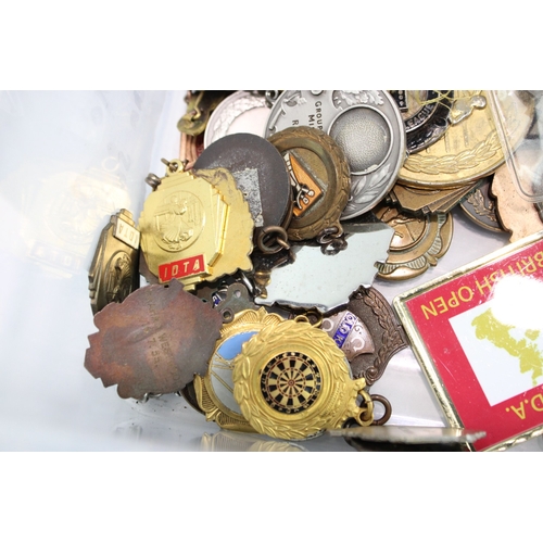 2240 - Mixed Sporting Medals & Medallions Lot Inc Cycling, Ballet, Swimming Etc