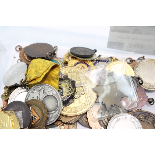 2240 - Mixed Sporting Medals & Medallions Lot Inc Cycling, Ballet, Swimming Etc