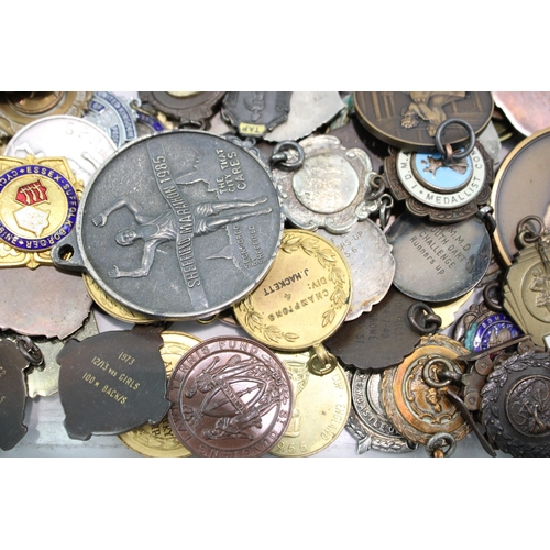 2249 - Mixed Sporting Medals &  Medallions Inc 1966 World Cup, WW2 Era, 1943 Dated Etc