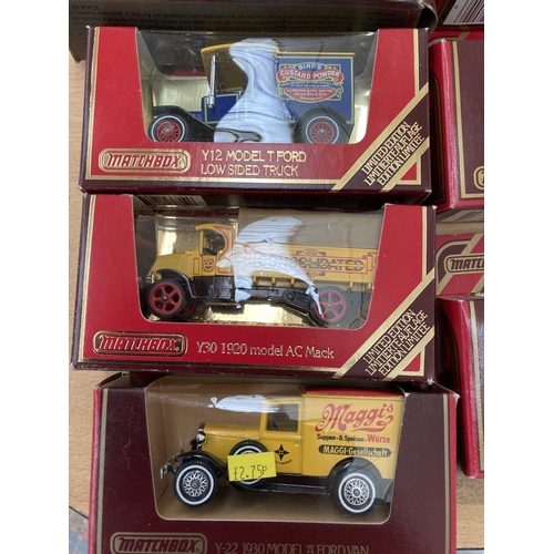Approx. fifty four boxed Matchbox Models of Yesteryear diecast model ...