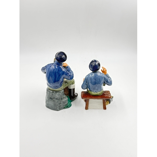 272 - Two Royal Doulton figurines, The Lobster Man HN2317 and Tall Story HN2248