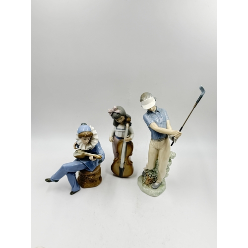 285 - Seven Nao by Lladro porcelain figurines - largest approx. 25cm high