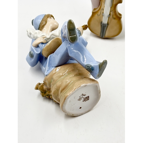 285 - Seven Nao by Lladro porcelain figurines - largest approx. 25cm high