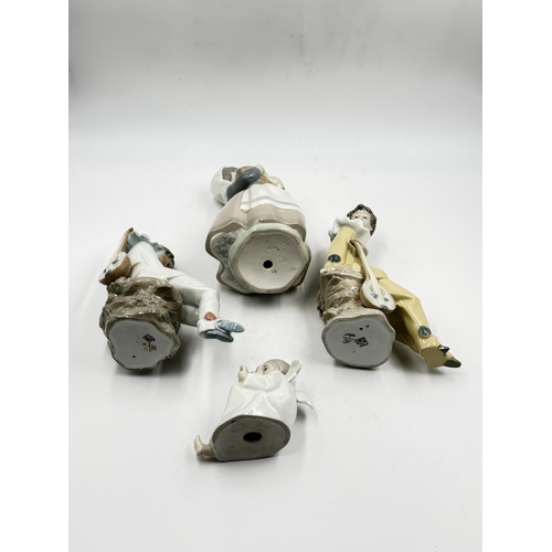 285 - Seven Nao by Lladro porcelain figurines - largest approx. 25cm high