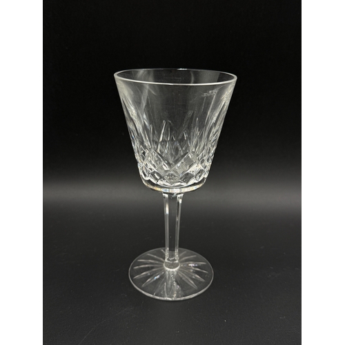 301 - Eleven pieces of glassware, ten Waterford Crystal Lismore pattern and one Royal Doulton - largest ap... 