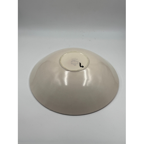 312 - A Poole Pottery Delphis range circular bowl - approx. 9cm high x 34cm diameter