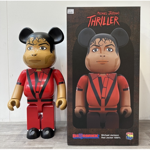 171 - A boxed Medicom Toy Bearbrick Michael Jackson's Thriller Red Jacket 1000% collectable figure