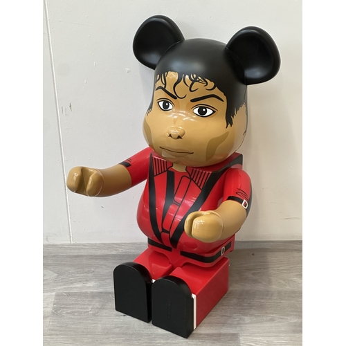 171 - A boxed Medicom Toy Bearbrick Michael Jackson's Thriller Red Jacket 1000% collectable figure