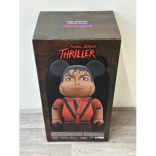 171 - A boxed Medicom Toy Bearbrick Michael Jackson's Thriller Red Jacket 1000% collectable figure