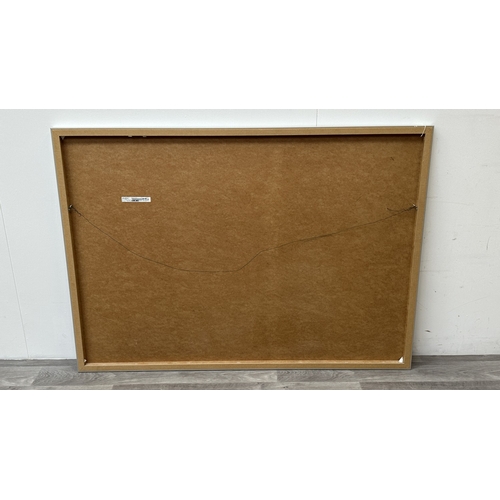 208 - A framed IKEA Vilshult Street Style II print by Tom Frazier - approx. 100cm high x 140cm wide